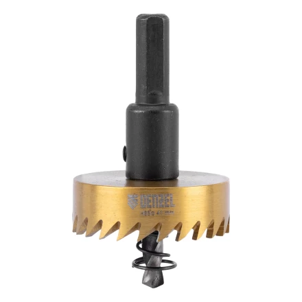 Коронка по металлу HSS, 41 мм, нитридтитановое покрытие Denzel 724113 купить в Нижневартовске