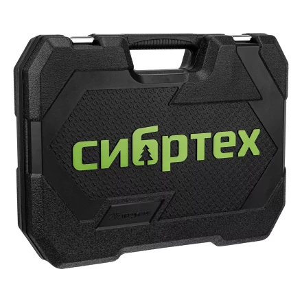 Набор инструментов Сибртех 14170, 1/2", 3/8", 1/4", пластиковый кейс 215 предм. купить в Нижневартовске
