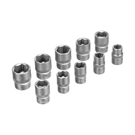 Набор инструментов Сибртех 14170, 1/2&quot;, 3/8&quot;, 1/4&quot;, пластиковый кейс 215 предм. купить в Нижневартовске