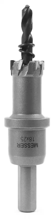 ТСТ коронка MESSER 18X25 с центрирующим сверлом и толкающей пружиной купить в Нижневартовске