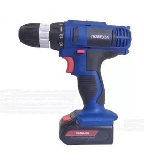 Аккумуляторный Дрель-шуруповерт ПОБЕДА ДА-18/2 Ли купить в Нижневартовске