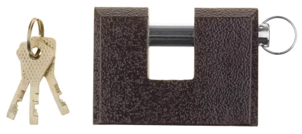 Замок навесной ЗУБР "МАСТЕР" усиленный, дисковый механизм секрета, ключ 7 PIN, дужка d-14мм, 90мм 3720-3_z01 купить в Нижневартовске