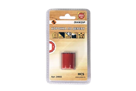 Коронка по дереву 25 мм Энкор 24602 купить в Нижневартовске