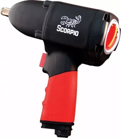 Пневмогайковерт SCORPIO YU-1281P 1/2” 124 кг/м, 2,06 кг New Pin Clutch купить в Нижневартовске