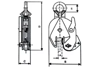 Захват для вертикального подъема листового металла универсальный DSQC-1.5 купить в Нижневартовске