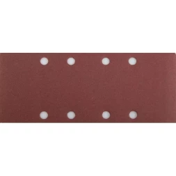 Лист шлифовальный универсальный STAYER &quot;MASTER&quot; на зажимах, 8 отверстий по краю, для ПШМ, Р180, 93х230мм, 5шт 35465-180