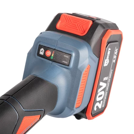 Угловая шлифмашина аккумуляторная бесщеточная КВТ GB-20-125 с оснасткой до 125 мм (102595) купить в Нижневартовске