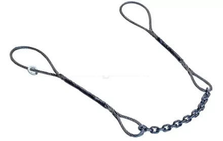 Строп комбинированный 1.25 т L=5.5 м L цепи=1.2 м заплет купить в Нижневартовске