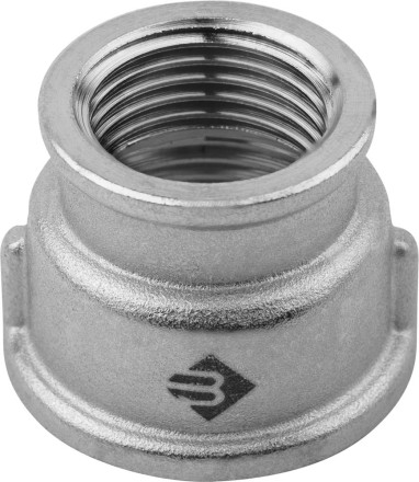 Муфта ЗУБР &quot;ЭКСПЕРТ&quot; переходная, никелированная латунь, 1/2&quot;-3/4&quot; 51292-1/2-3/4 купить в Нижневартовске