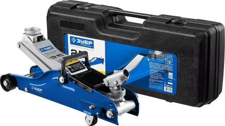 Домкрат гидравлический подкатной T65, 2,5т, 90-360мм, в кейсе, ЗУБР Профессионал 43057-2.5-K 43057-2.5-K купить в Нижневартовске