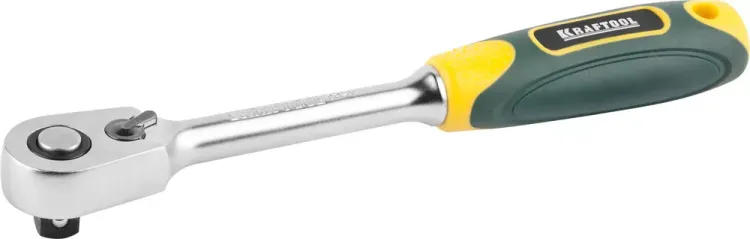 Трещотка для торцовых головок KRAFTOOL "PRO", Сr-V сталь, 60 зубцов, 3/8" 27794-3/8_z02 купить в Нижневартовске