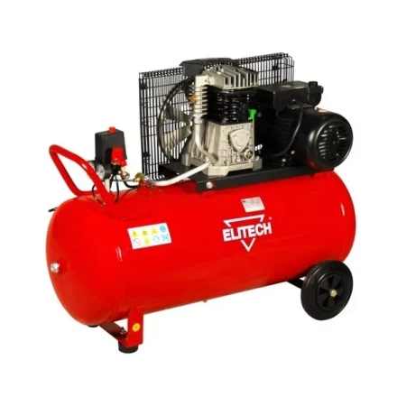 Компрессор масляный поршневой ременной Elitech КР 100/AB515/3Т купить в Нижневартовске