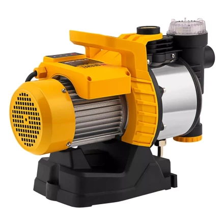 Садовый поверхностный насос Denzel 97305 GP1100SS, 1100 Вт, 4000 л/ч, подъем 45 м, пластик купить в Нижневартовске