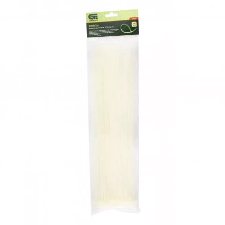 Хомуты 370х3,6 мм пластиковые белые 100 штук СИБРТЕХ 45533 купить в Нижневартовске