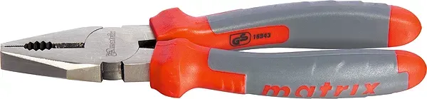 Плоскогубцы комбинированные 180мм двухкомпонентные рукоятки MATRIX PROFESSIONAL 16943 купить в Нижневартовске
