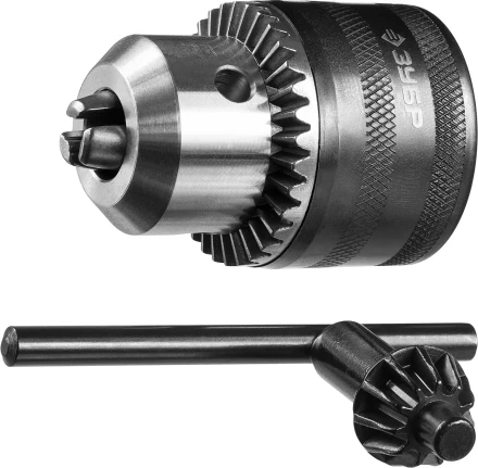 Патрон ЗУБР "ЭКСПЕРТ" цельнометаллический для дрели, с ключом, 13мм, 1/2" 2908-13-1/2_z01 купить в Нижневартовске