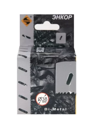 Коронка Bi-Metal Ф38 мм М3 Энкор 24138 купить в Нижневартовске