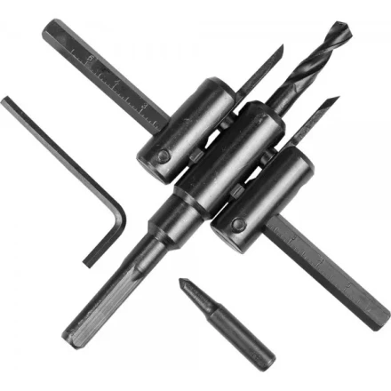 Сверло регулируемое, STAYER Profi 2944, двухрезцовое, по дереву, &quot;Балеринка&quot;, d=40-120мм 2944 купить в Нижневартовске