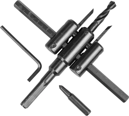 Сверло регулируемое, STAYER Profi 2944, двухрезцовое, по дереву, &quot;Балеринка&quot;, d=40-120мм 2944 купить в Нижневартовске