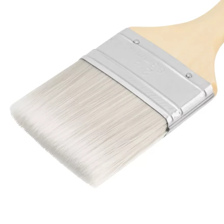 Кисть плоская для лаков "Евро" 2.5", искусственная щетина, деревянная ручка MTX 83088 купить в Нижневартовске