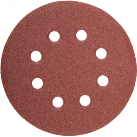 Круг шлифовальный универсальный STAYER "MASTER" из абразивной бумаги на велкро основе, 8 отверстий, Р80, 115мм, 5шт 35450-115-080 купить в Нижневартовске