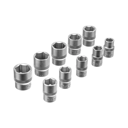 Набор инструментов Сибртех 14171, 1/2", 3/8", 1/4", пластиковый кейс 172 предм. купить в Нижневартовске