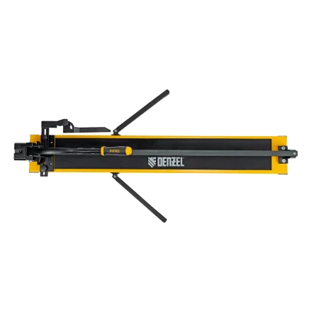 Плиткорез рельсовый Denzel 1000х16мм, каретка на подш., стальная станина, усил. рукоятка-пенал 877018 купить в Нижневартовске