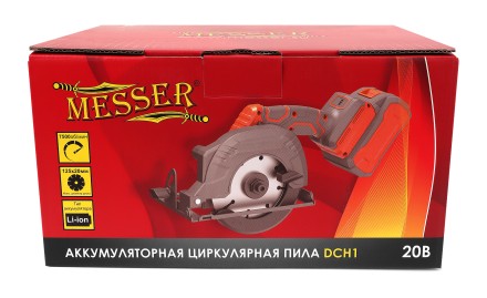 Аккумуляторная циркулярная пила MESSER DCH1 125мм 2Ач купить в Нижневартовске