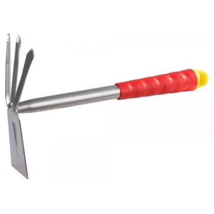 Мотыжка GRINDA, прямое лезвие, 3 зубца, из углеродистой стали с коннекторной системой, 305 мм 8-421435_z01 купить в Нижневартовске