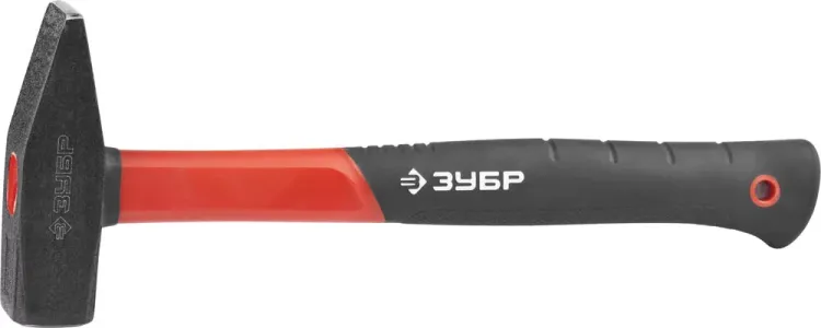 Молоток с фиберглассовой рукояткой, ЗУБР "МАСТЕР" 20020-10, кованый, 1000 г 20020-10 купить в Нижневартовске
