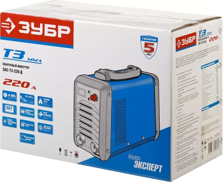 Сварочный инвертор с дисплеем ММА ЗАС-Т3-220-Д серия ПРОФЕССИОНАЛ купить в Нижневартовске