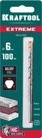 Сверла по бетону EXTREME Оберон 29166-100-06 купить в Нижневартовске