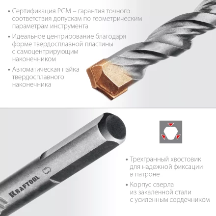 Сверла по бетону EXTREME Оберон 29166-100-06 купить в Нижневартовске