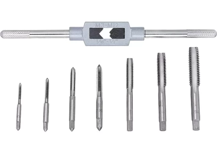 Набор метчиков М3-М12 8 предметов СИБРТЕХ 77308 купить в Нижневартовске