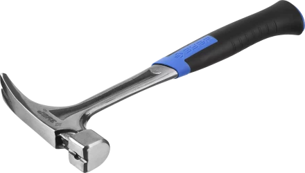 Молоток-гвоздодер ЗУБР цельнокованый с двухкомпонентной рукояткой серия ПРОФЕССИОНАЛ купить в Нижневартовске