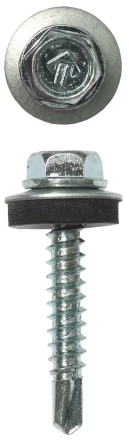 Саморезы ЗУБР "ПРОФЕССИОНАЛ" оцинков., для крепл. кров. матер. к дерев. обреш., 4.8х29мм, 2500шт 4-300310-48-029 купить в Нижневартовске