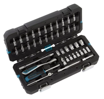 Набор инструментов 42 предмета, 120 зубьев, CrV, 1/4" Gross 14146 купить в Нижневартовске