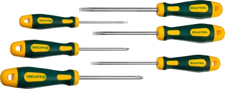 Набор отверток X-Drive, KRAFTOOL 250081-H6, Cr-Mo-V сталь, 6шт 250081-H6 купить в Нижневартовске
