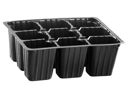 Кассета для рассады 18х13,5см высота 6см 9 ячеек полистирол  Россия 64309 купить в Нижневартовске