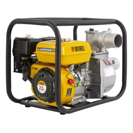 Мотопомпа бензиновая для чистой воды PX-80, 7 л.с, 3", 1000 л/мин, глубина 8 м, напор 30 м Denzel 99202 купить в Нижневартовске