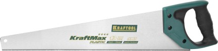 Ножовка &quot;KraftMax&quot; PLASTIC, быстр и точный рез, для подокон, пластик панелей и труб, 3/14 TPI, 500мм, KRAFTOOL 15226-50 купить в Нижневартовске
