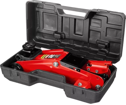 Домкрат гидравлический подкатной "RED FORCE", 2т, 125-320мм, в кейсе, STAYER 43152-2-K 43152-2-K купить в Нижневартовске