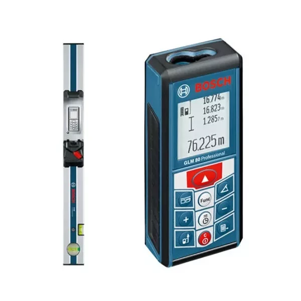 Лазерный дальномер-уклономер Bosch GLM 80 Prof +Шина-уровень R60 купить в Нижневартовске