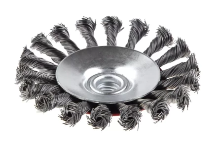 Кордщетка HAMMER тарелка 115мм для УШМ витая сталь (207-112) купить в Нижневартовске