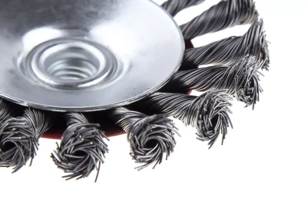 Кордщетка HAMMER тарелка 115мм для УШМ витая сталь (207-112) купить в Нижневартовске