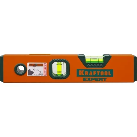 Уровень коробчатый "EXPERT", KRAFTOOL 34710-025, 2 ампулы, 0,5 мм/м, 250мм 34710-025_z01 купить в Нижневартовске