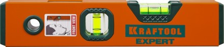 Уровень коробчатый &quot;EXPERT&quot;, KRAFTOOL 34710-025, 2 ампулы, 0,5 мм/м, 250мм 34710-025_z01 купить в Нижневартовске