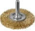 ЗУБР "ПРОФЕССИОНАЛ". Щетка дисковая для дрели, витая латунированная стальная проволока 0,3мм, 50мм 3520-050_z02 купить в Нижневартовске