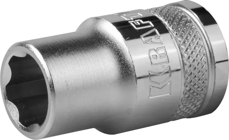 Торцовая головка KRAFTOOL "INDUSTRIE QUALITAT", Cr-V, SUPER-LOCK, хромосатинированная, 1/2", 10 мм 27801-10_z01 купить в Нижневартовске