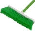 Щетка пластмассовая для подметания пола, 27 см, c черенком, 120 см, салатовая щетина, Home Palisad 935455 купить в Нижневартовске